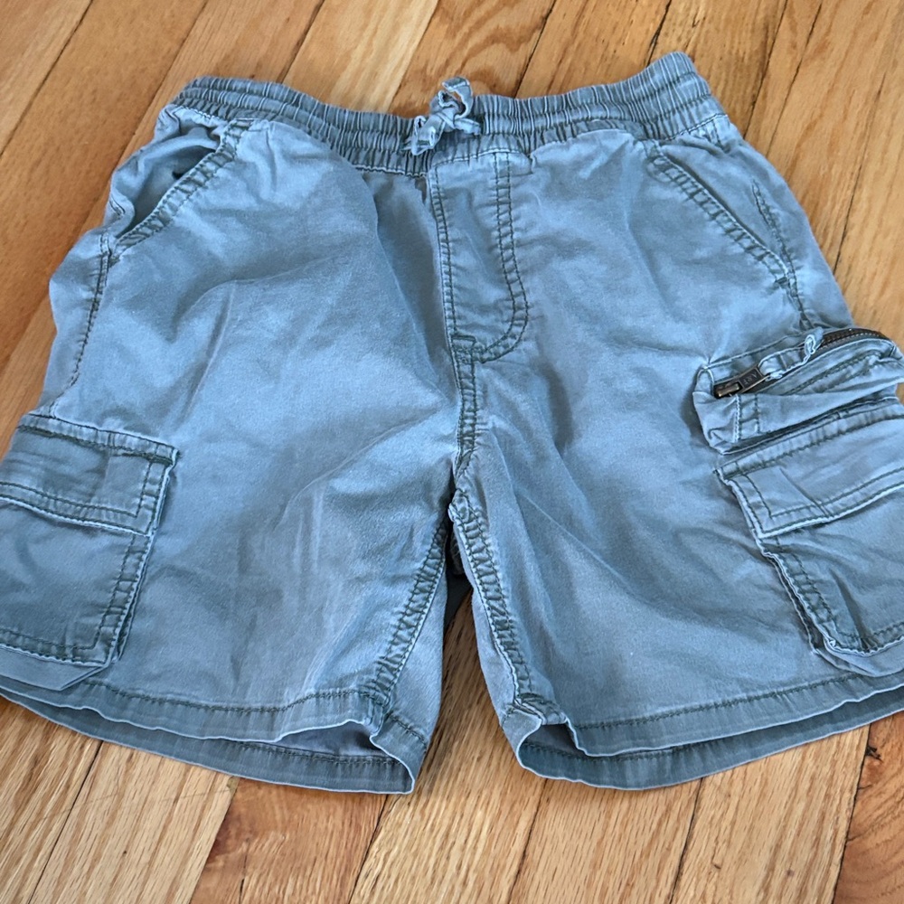 Abercrombie Kids Green Cargo Shorts